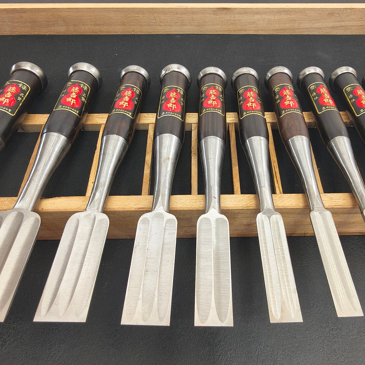 Vintage Chisel Set Tokichiro Oire Nomi 15pcs | Made in Japan | Unused