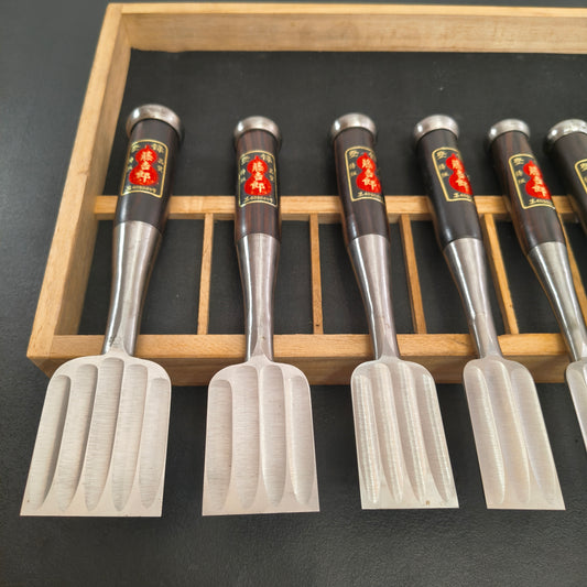 Vintage Chisel Set Tōkichirō Oire Nomi 15pcs | Made in Japan | Unused