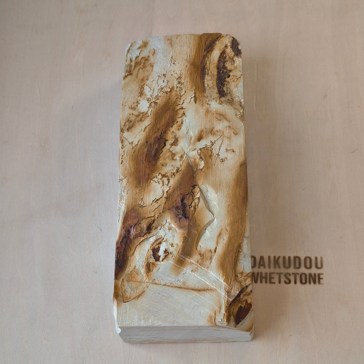Natural Whetstone White Suita Suminagashi 1637g | Made in Japan, Kyoto, Shohonyama