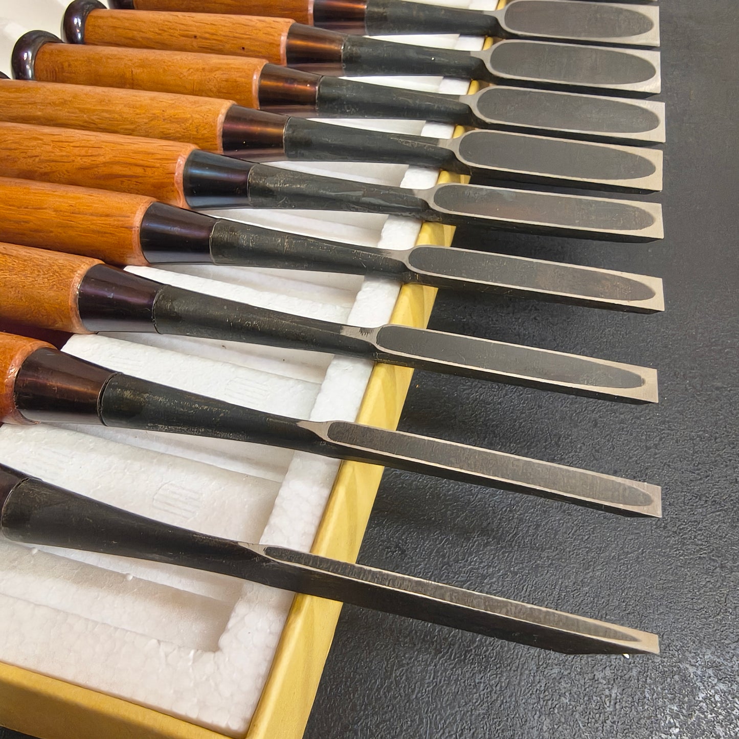 Vintage Chisel Set Yoshikane Oire Nomi 10pcs | Made in Japan | Unused