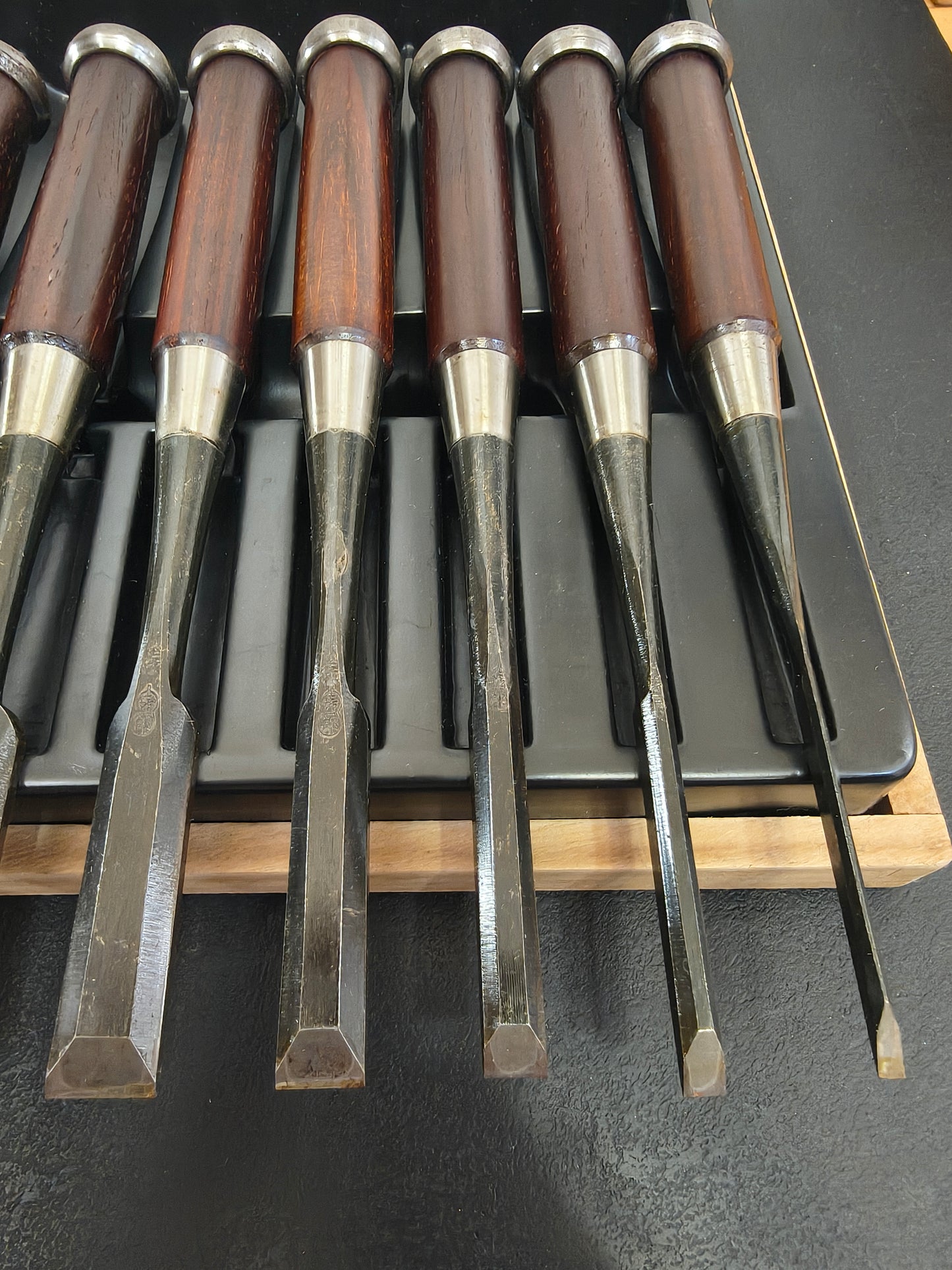 Vintage Chisel Set Kichiichirō Oire Nomi 10pcs | Made in Japan | Unused