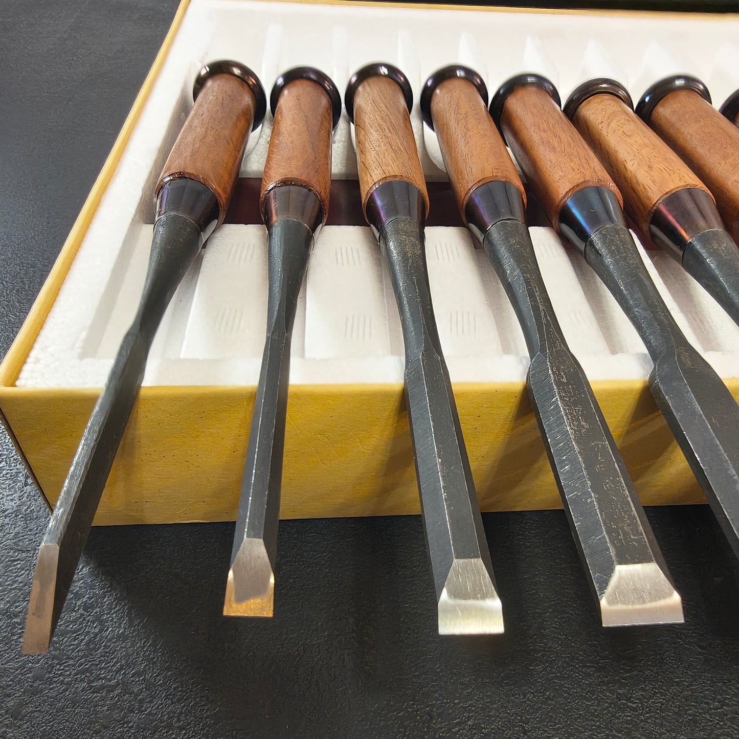 Vintage Chisel Set Yoshikane Oire Nomi 10pcs | Made in Japan | Unused