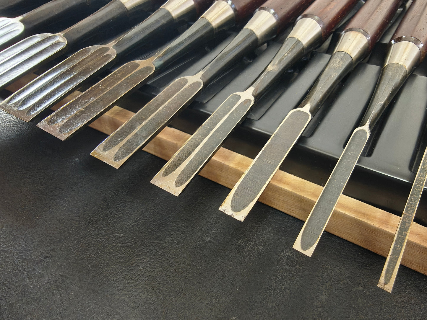 Vintage Chisel Set Kichiichirō Oire Nomi 10pcs | Made in Japan | Unused