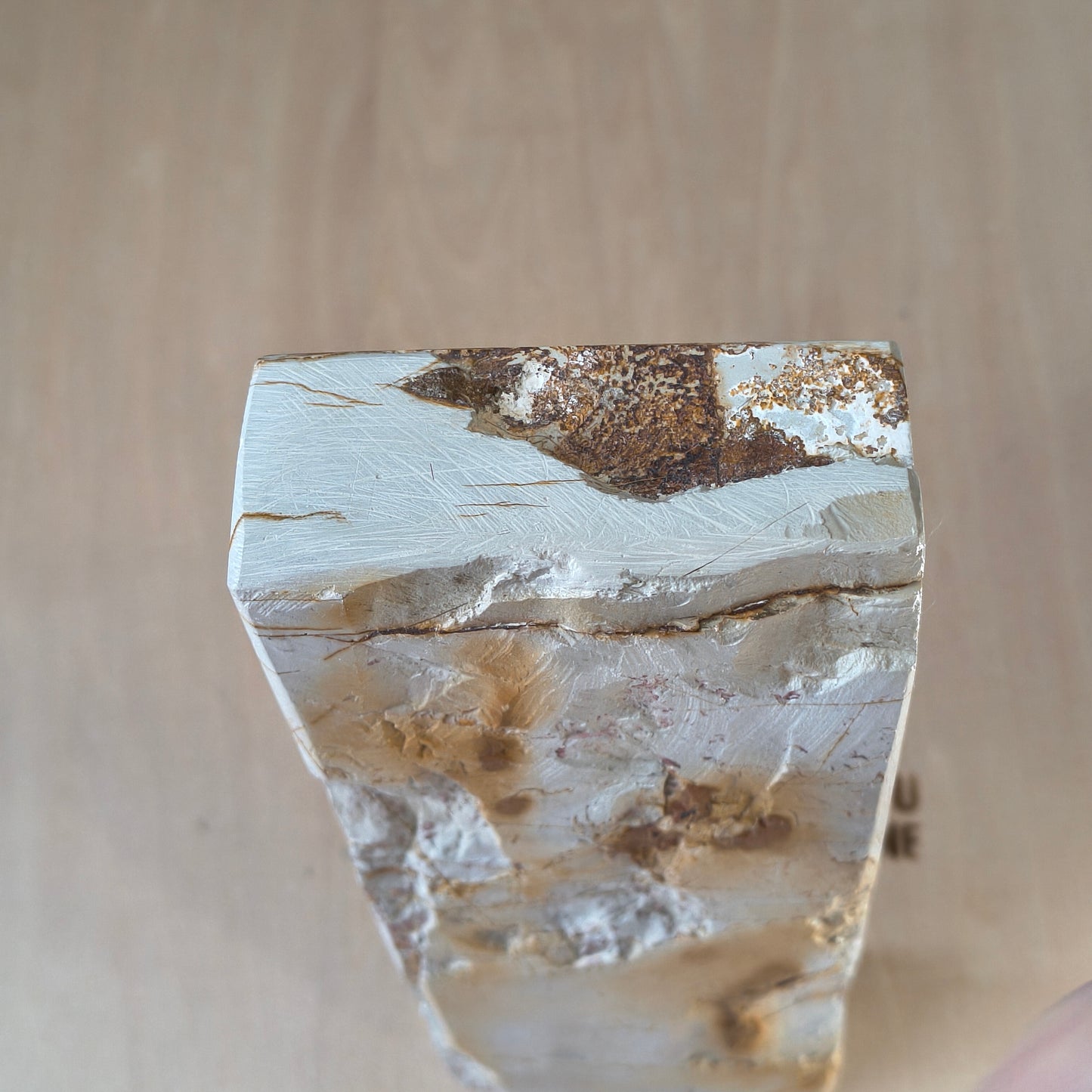 Natural Whetstone White Suita 1231g | Made in Japan, Kyoto, Shohonyama