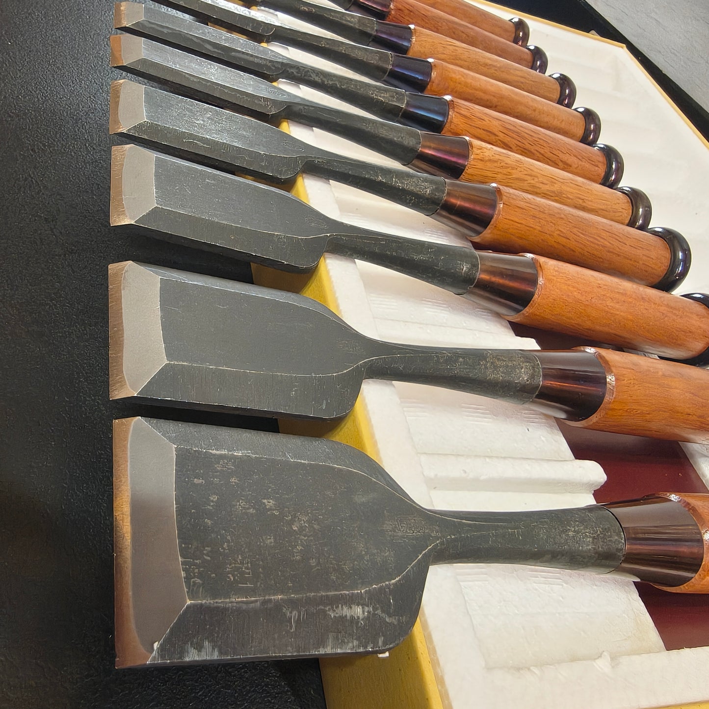Vintage Chisel Set Yoshikane Oire Nomi 10pcs | Made in Japan | Unused