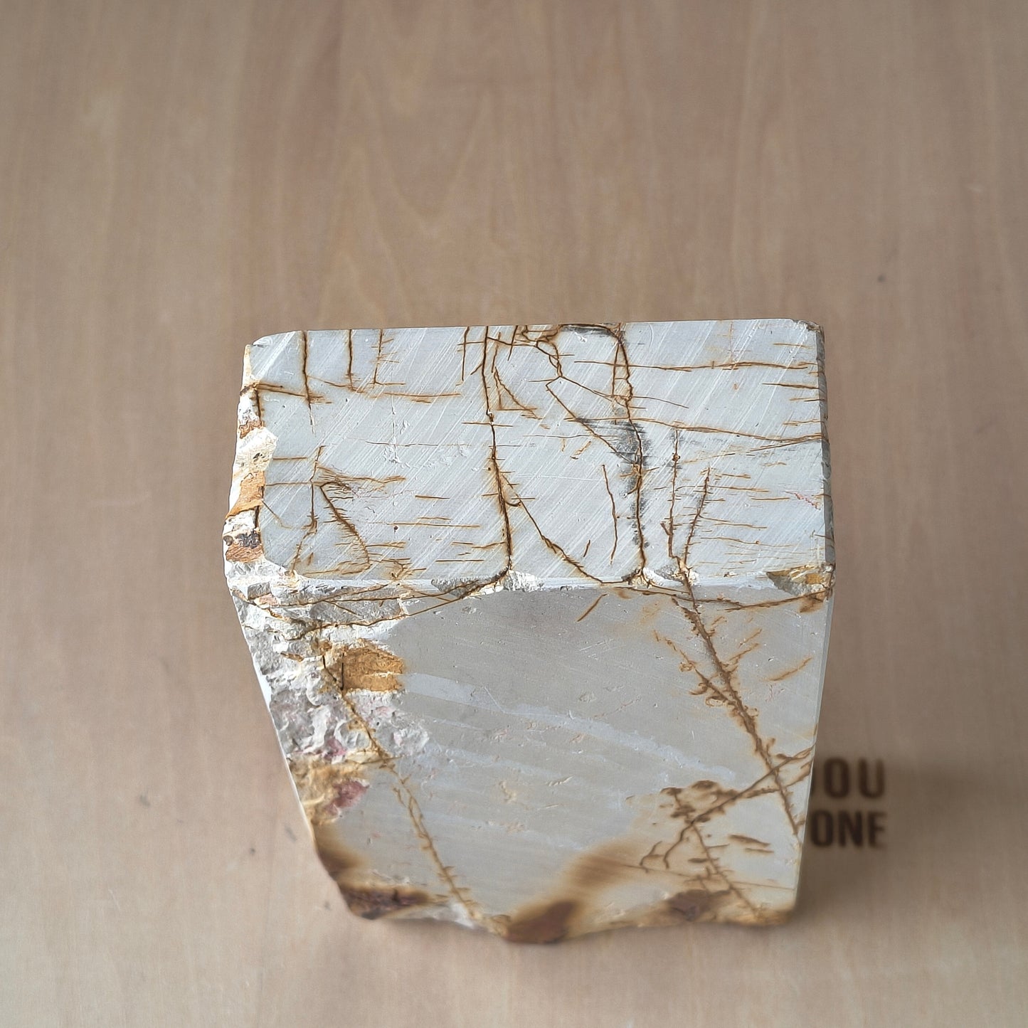 Natural Whetstone Renge White Suita 1272g | Made in Japan, Kyoto, Shohonyama
