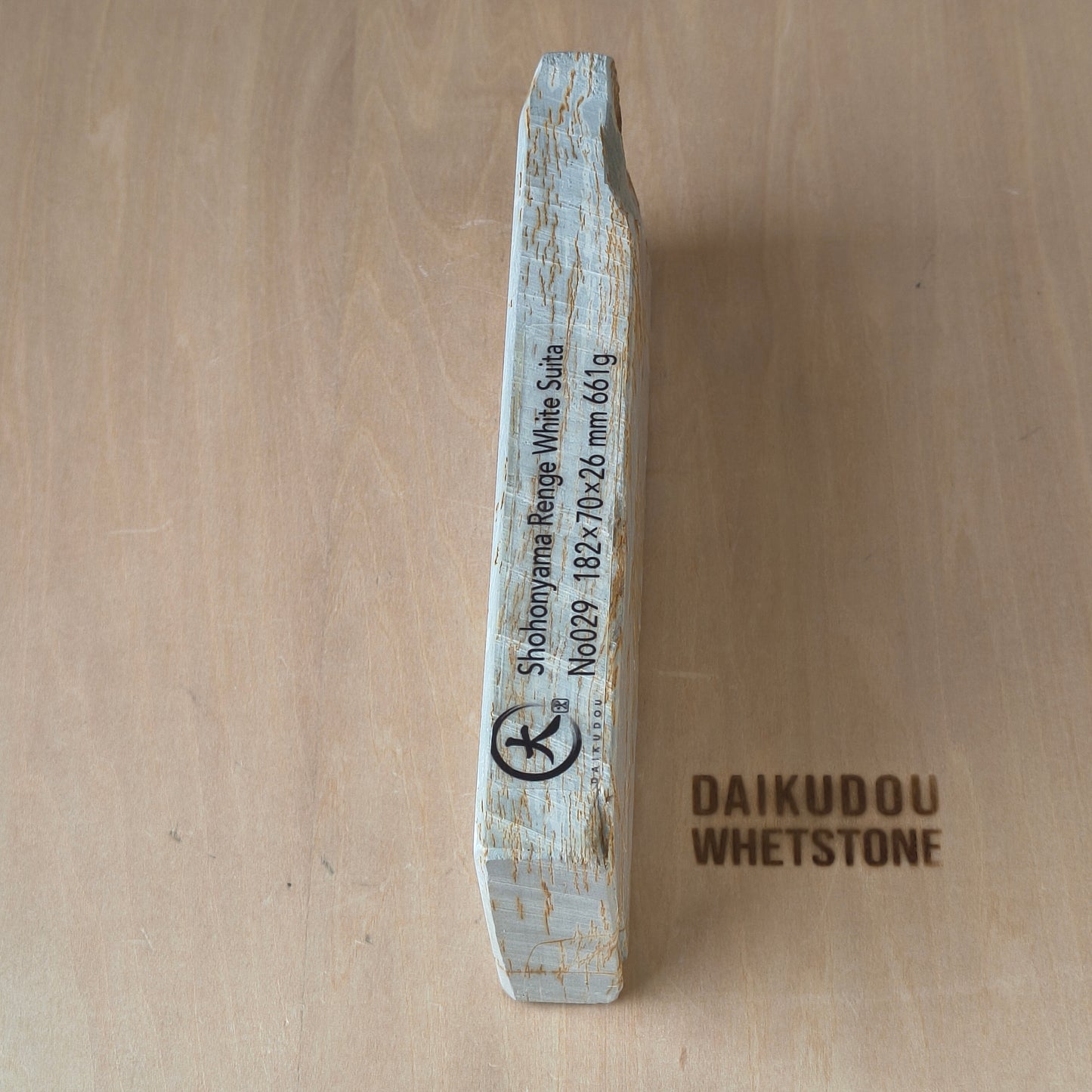 Natural Whetstone Renge White Suita 661g | Made in Japan, Kyoto, Shohonyama
