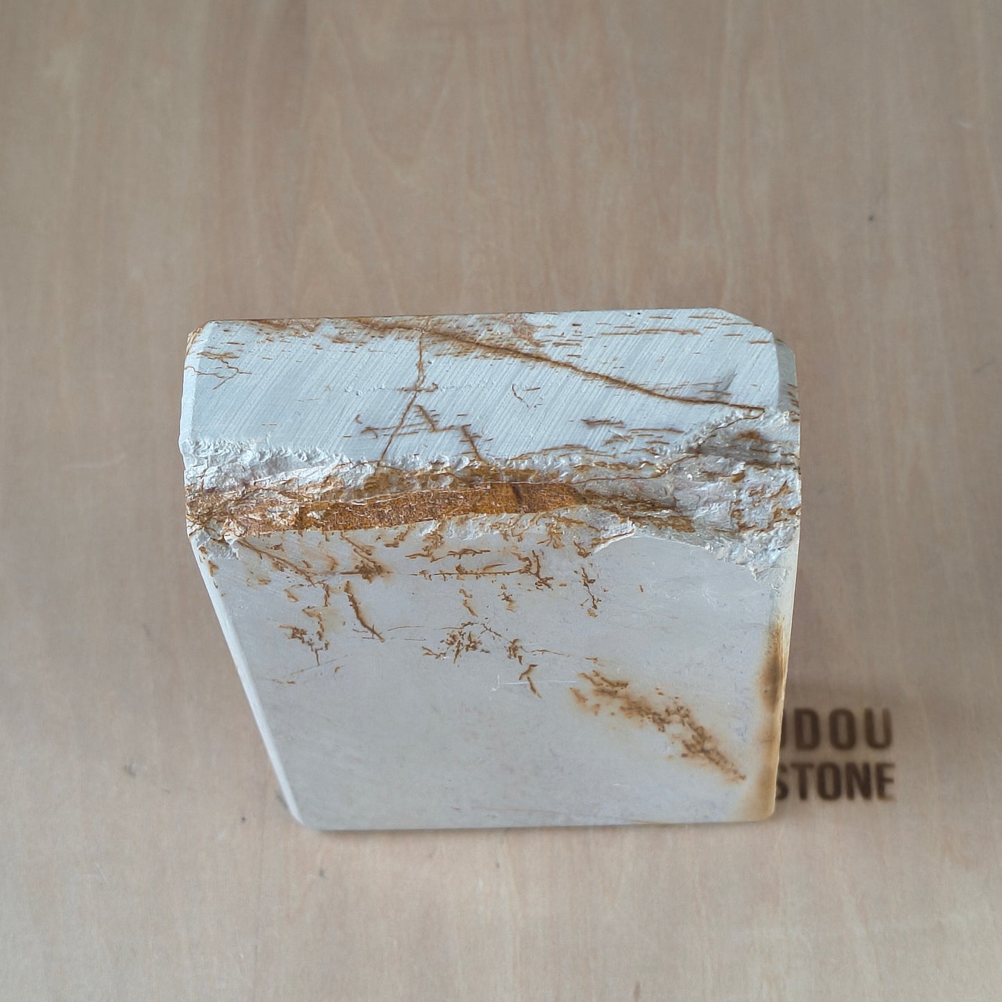 Natural Whetstone White Suita 911g | Made in Japan, Kyoto, Shohonyama