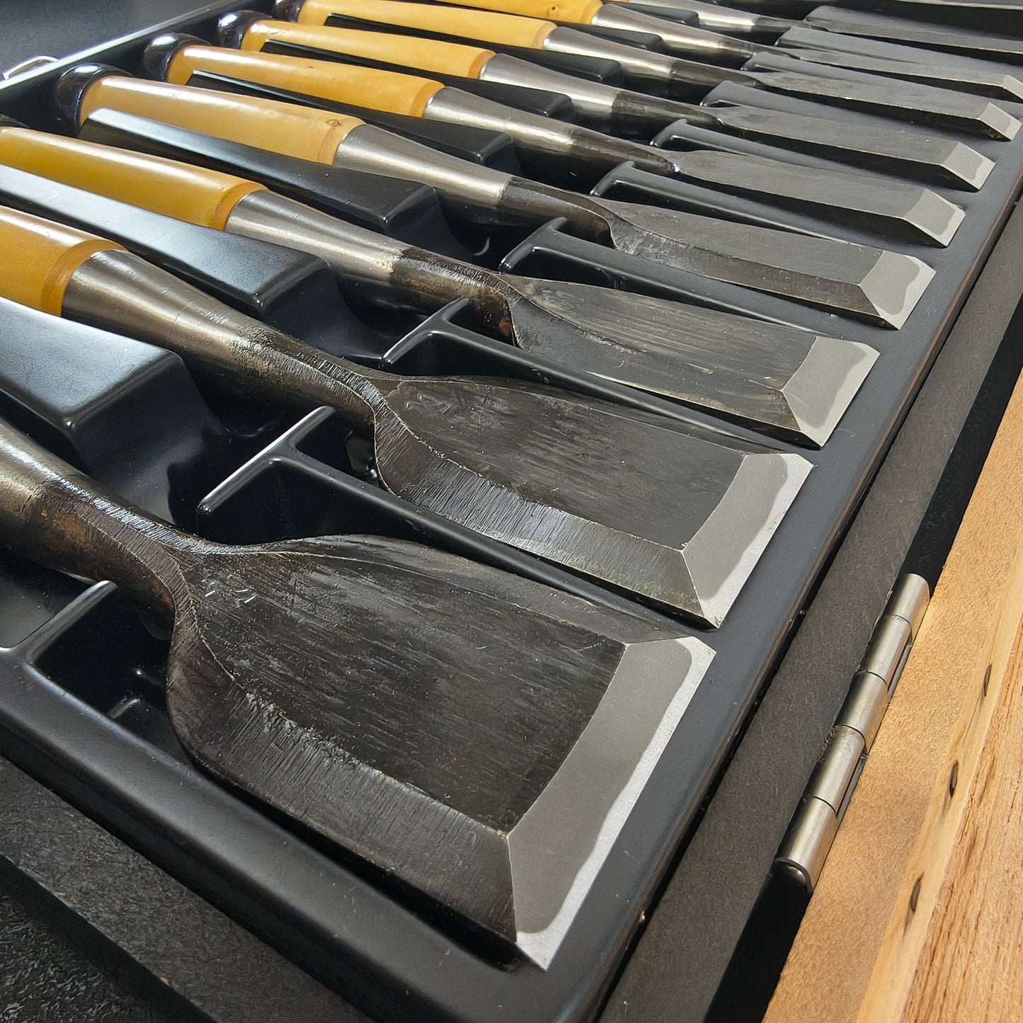 Vintage Chisel Set Kitsune Oire Nomi 10pcs | Made in Japan | Unused