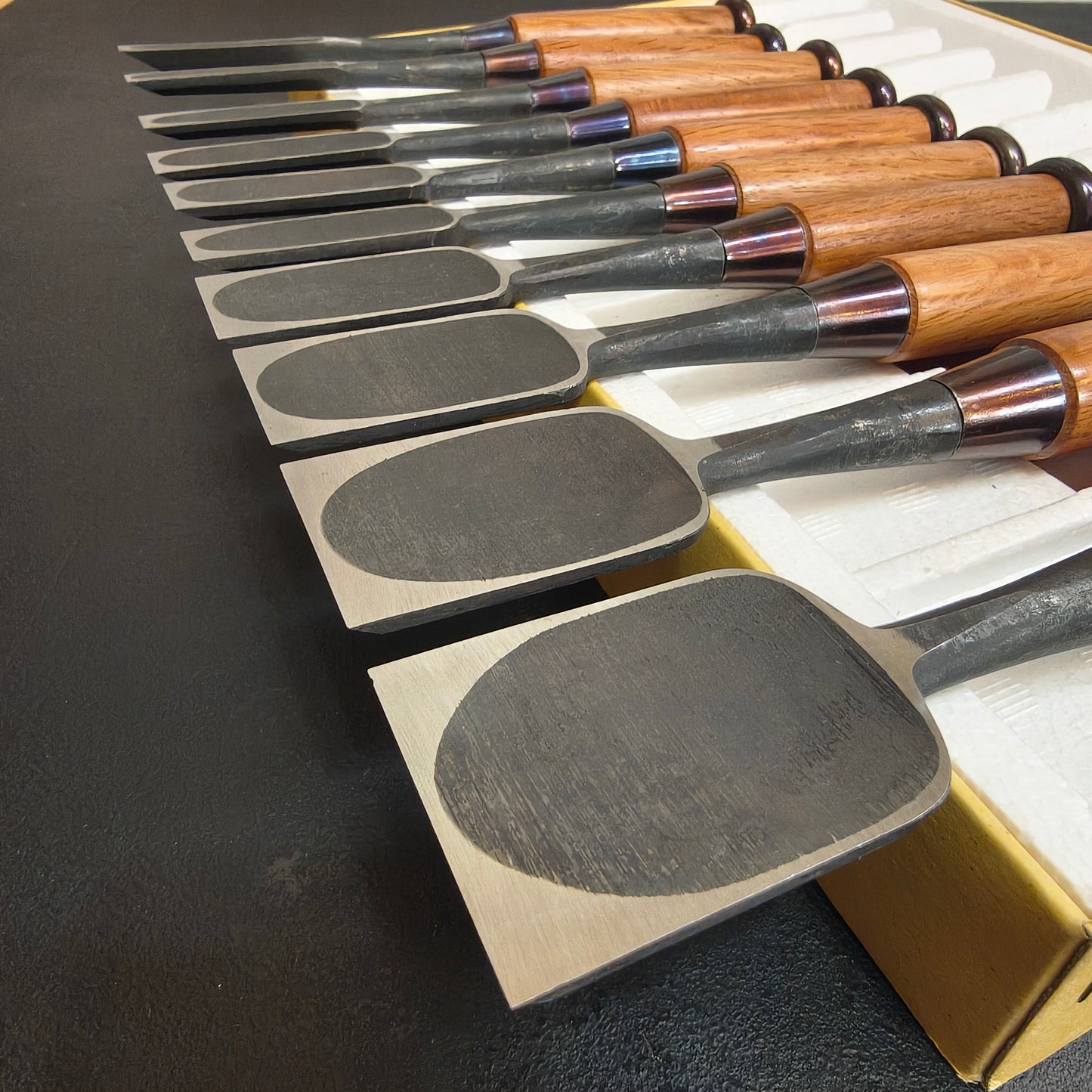 Vintage Chisel Set Yoshikane Oire Nomi 10pcs | Made in Japan | Unused