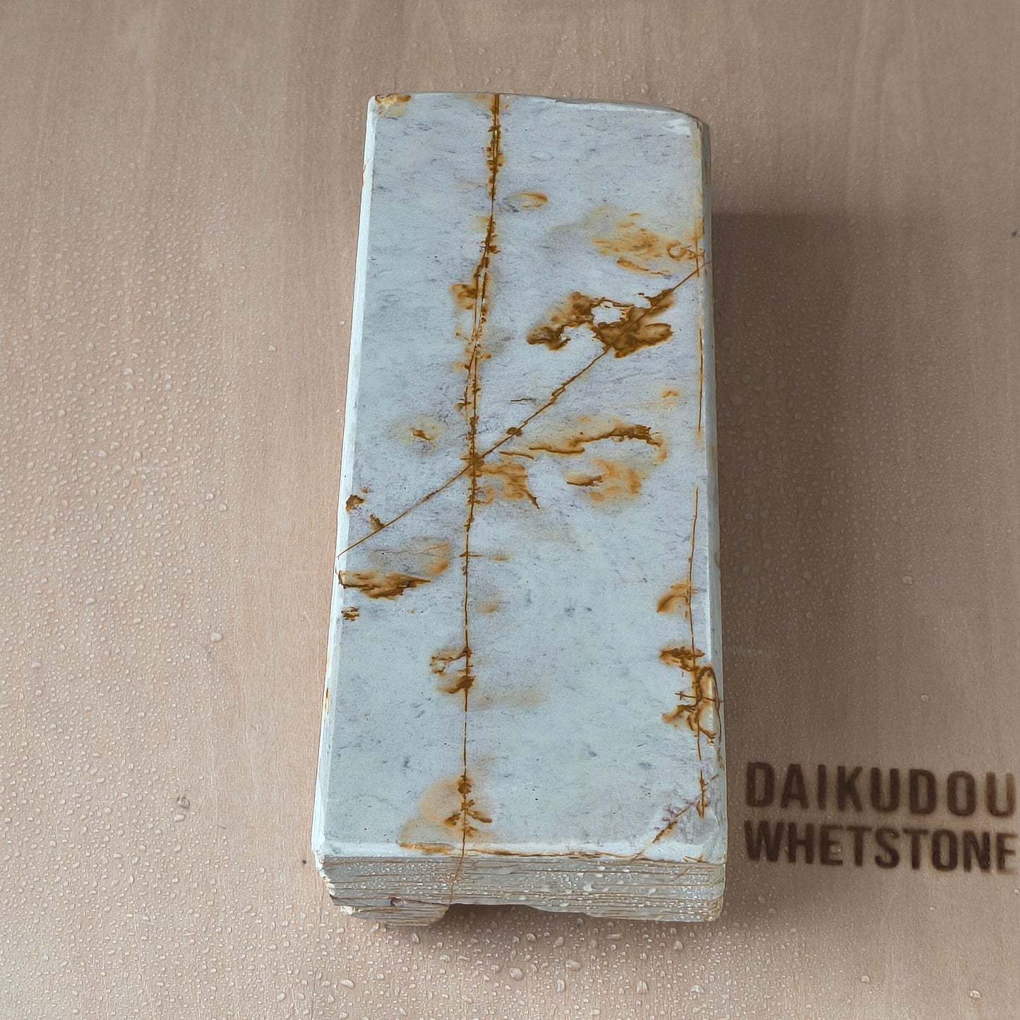 Natural Whetstone White Suita Suminagashi 1019g | Made in Japan, Kyoto, Shohonyama