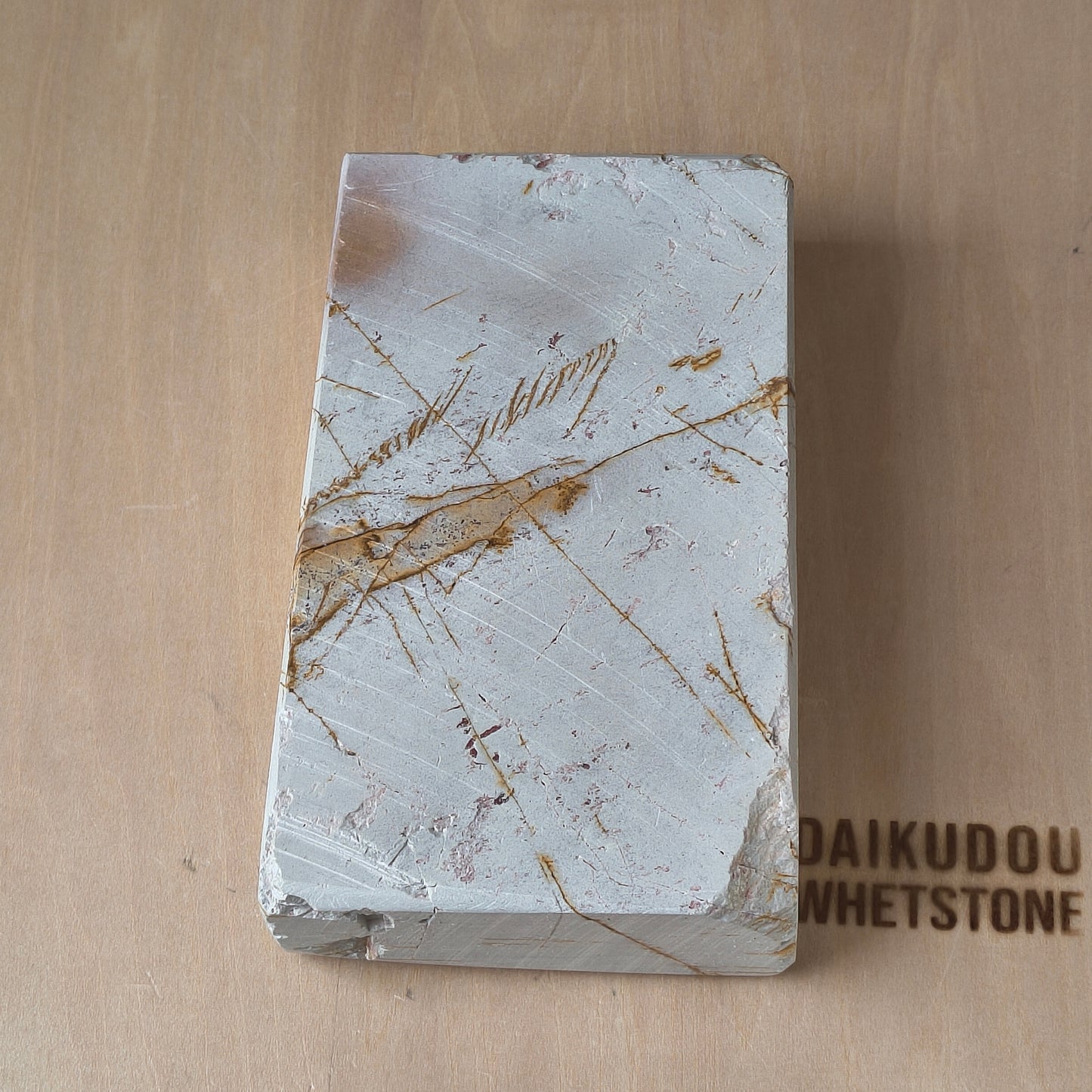 Natural Whetstone White Suita Momiji 913g | Made in Japan, Kyoto, Shohonyama