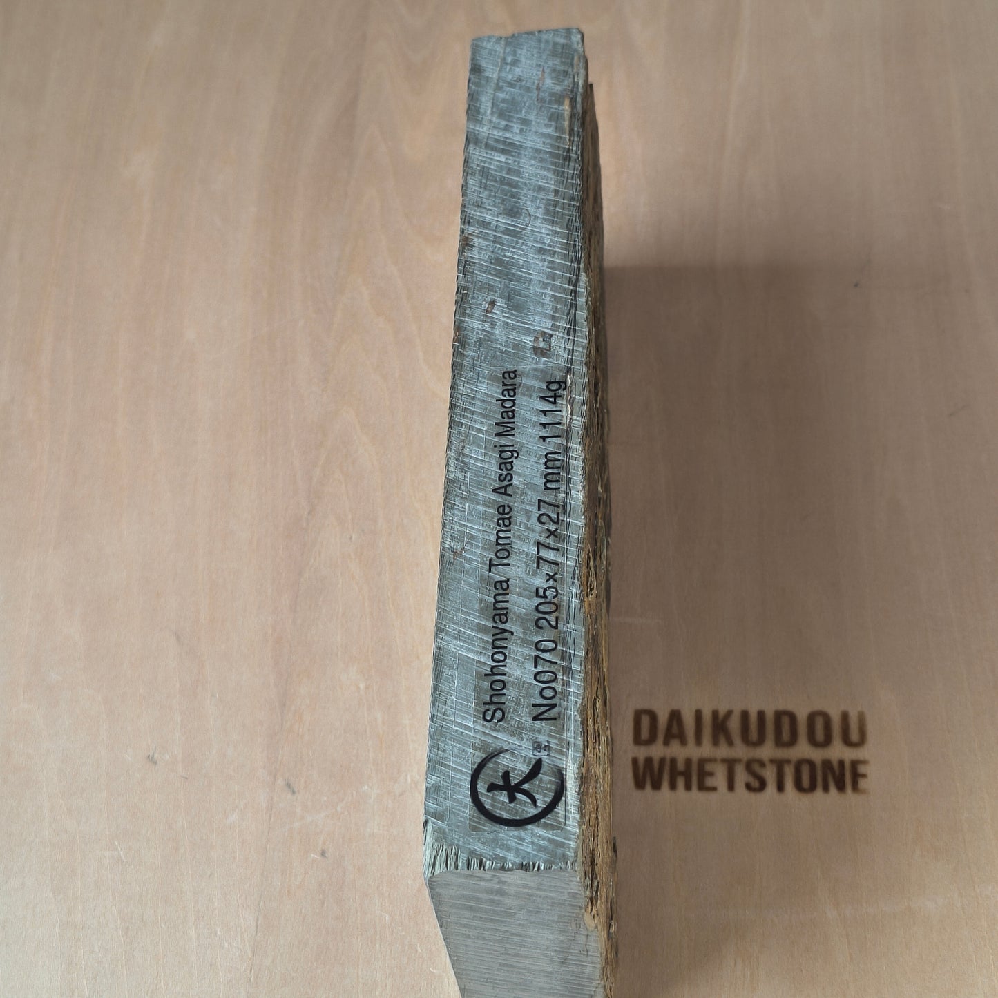 Natural Whetstone Tomae Asagi Madara 1114g | Made in Japan, Kyoto, Shohonyama