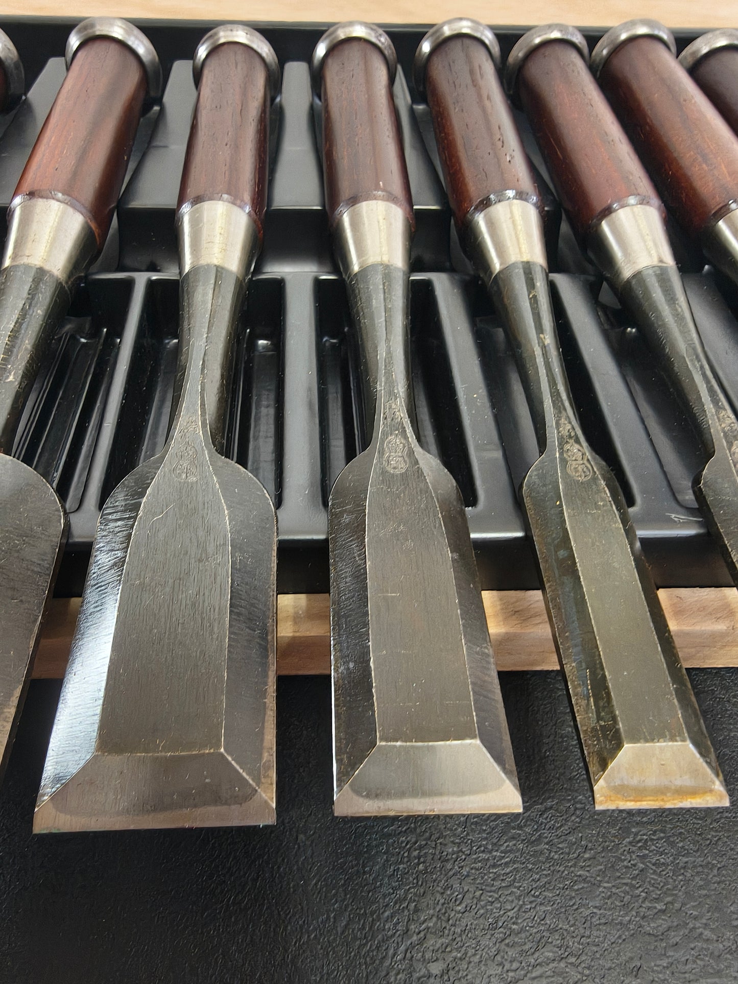 Vintage Chisel Set Kichiichirō Oire Nomi 10pcs | Made in Japan | Unused