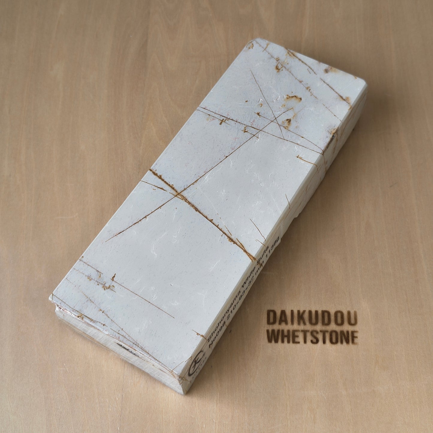 Natural Whetstone White Suita 1138g | Made in Japan, Kyoto, Shohonyama