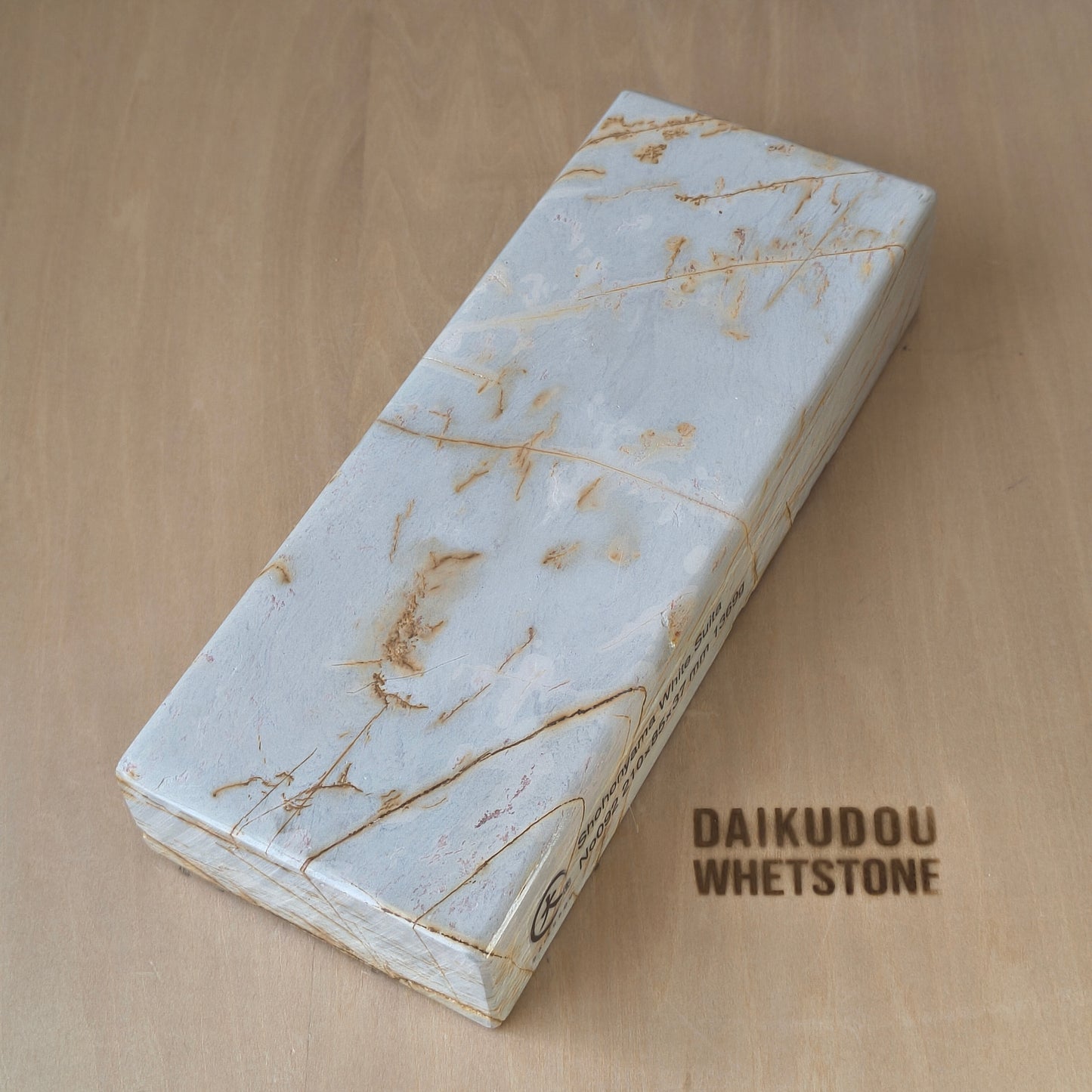 Natural Whetstone White Suita 1369g | Made in Japan, Kyoto, Shohonyama