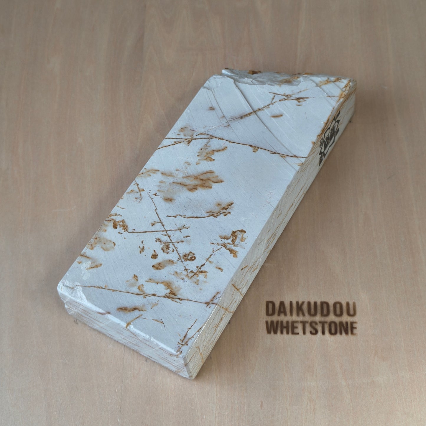 Natural Whetstone Renge White Suita Suminagashi 1222g | Made in Japan, Kyoto, Shohonyama
