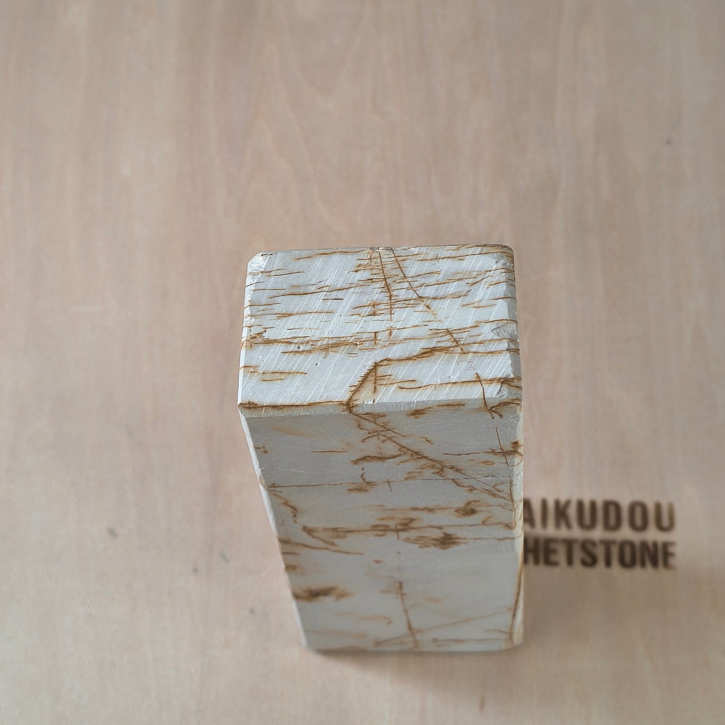 Natural Whetstone Renge White Suita 647g | Made in Japan, Kyoto, Shohonyama
