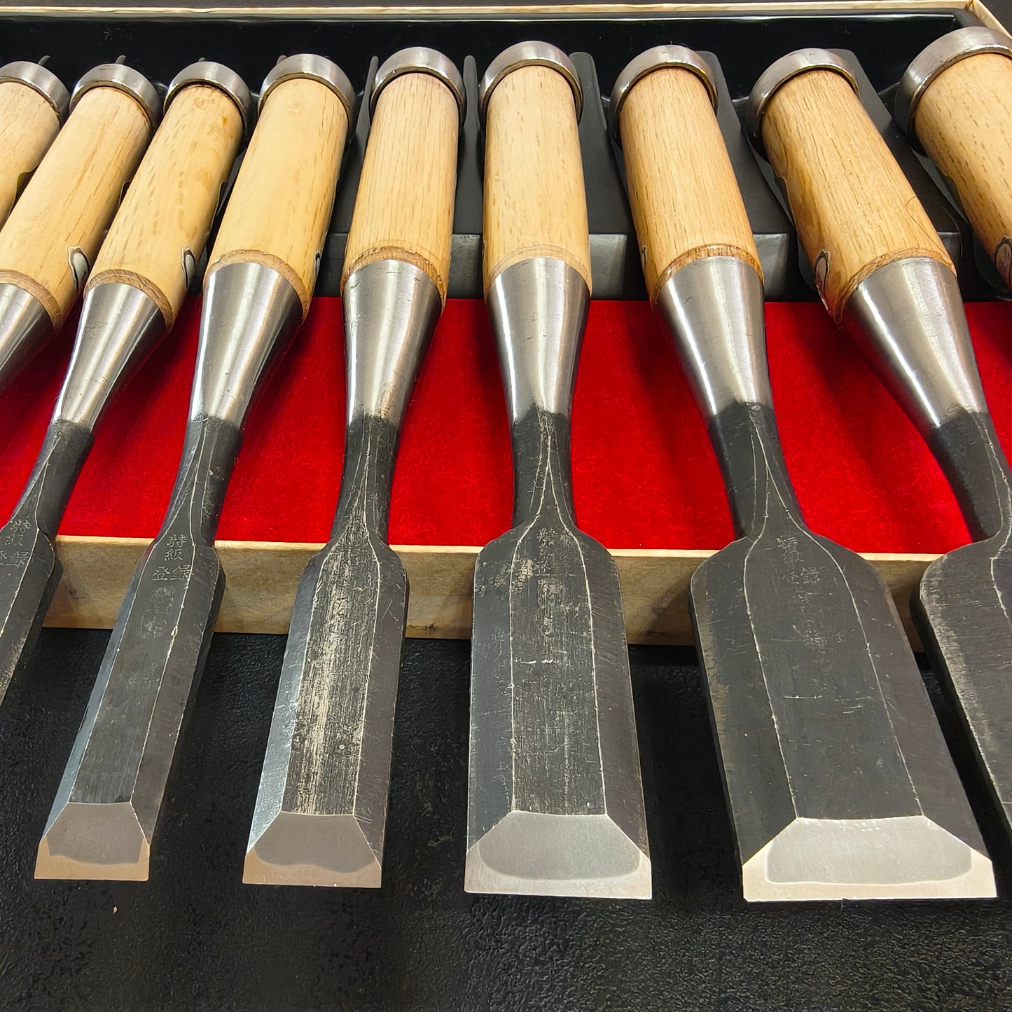 Vintage Chisel Set Minamoto Nobusada Oire Nomi 10pcs | Made in Japan | Unused