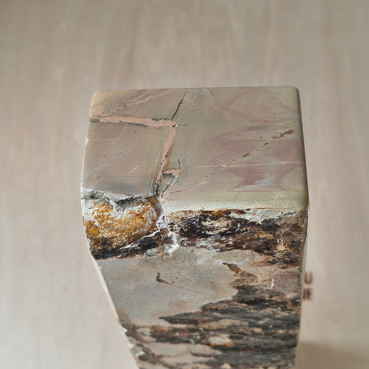 Natural Whetstone Nakayama Akapin 1857g | Made in Japan, Kyoto, Shohonyama