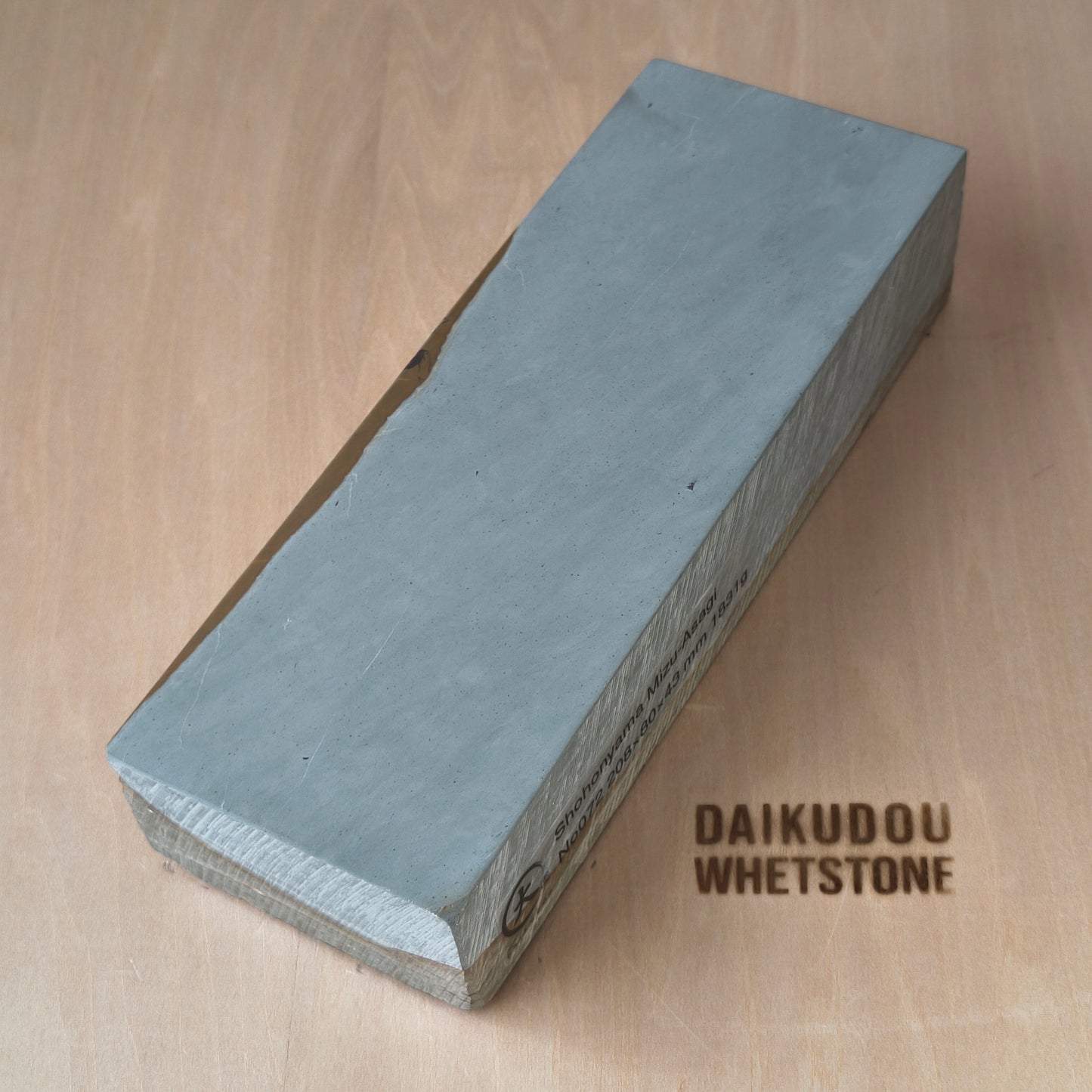 Natural Whetstone Mizu-Asagi 1831g | Made in Japan, Kyoto, Shohonyama