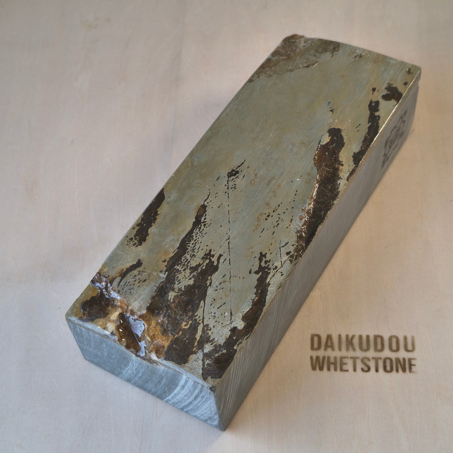 Natural Whetstone Damascus Mizu Asagi 2055g | Made in Japan, Kyoto, Shohonyama