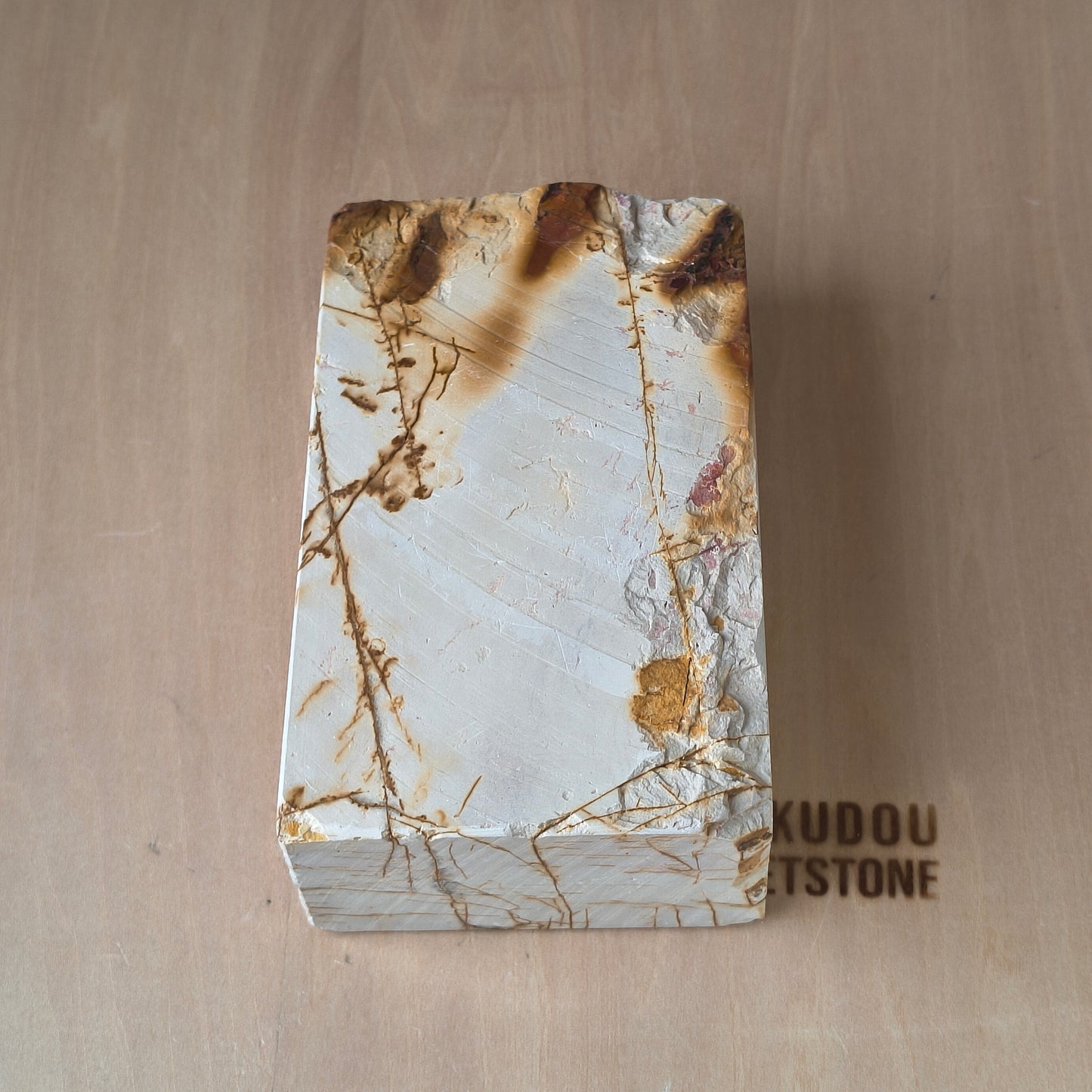 Natural Whetstone Renge White Suita 1272g | Made in Japan, Kyoto, Shohonyama