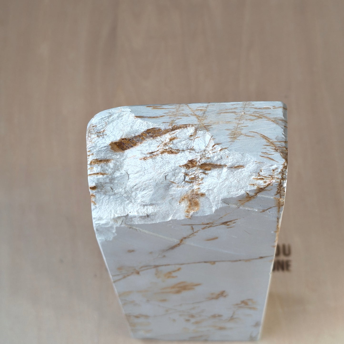 Natural Whetstone Renge White Suita Suminagashi 1222g | Made in Japan, Kyoto, Shohonyama