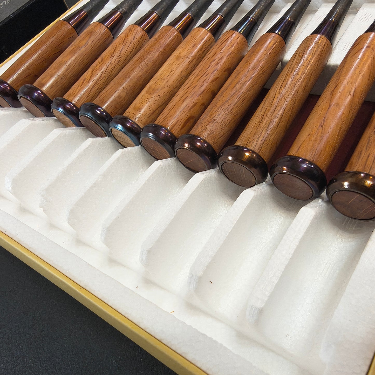 Vintage Chisel Set Yoshikane Oire Nomi 10pcs | Made in Japan | Unused