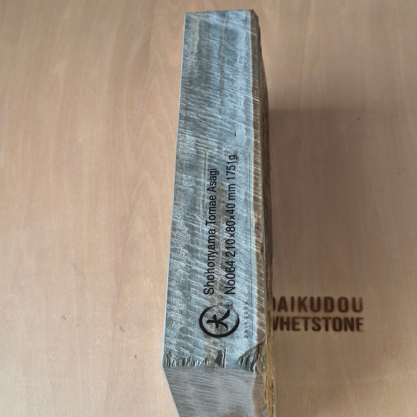 Natural Whetstone Tomae Asagi 1751g | Made in Japan, Kyoto, Shohonyama