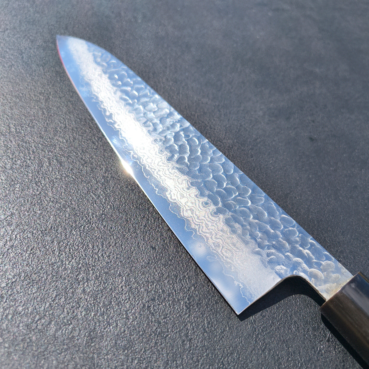 TosaUchi Silver #3 Damascus Tsuchime Gyuto 210mm