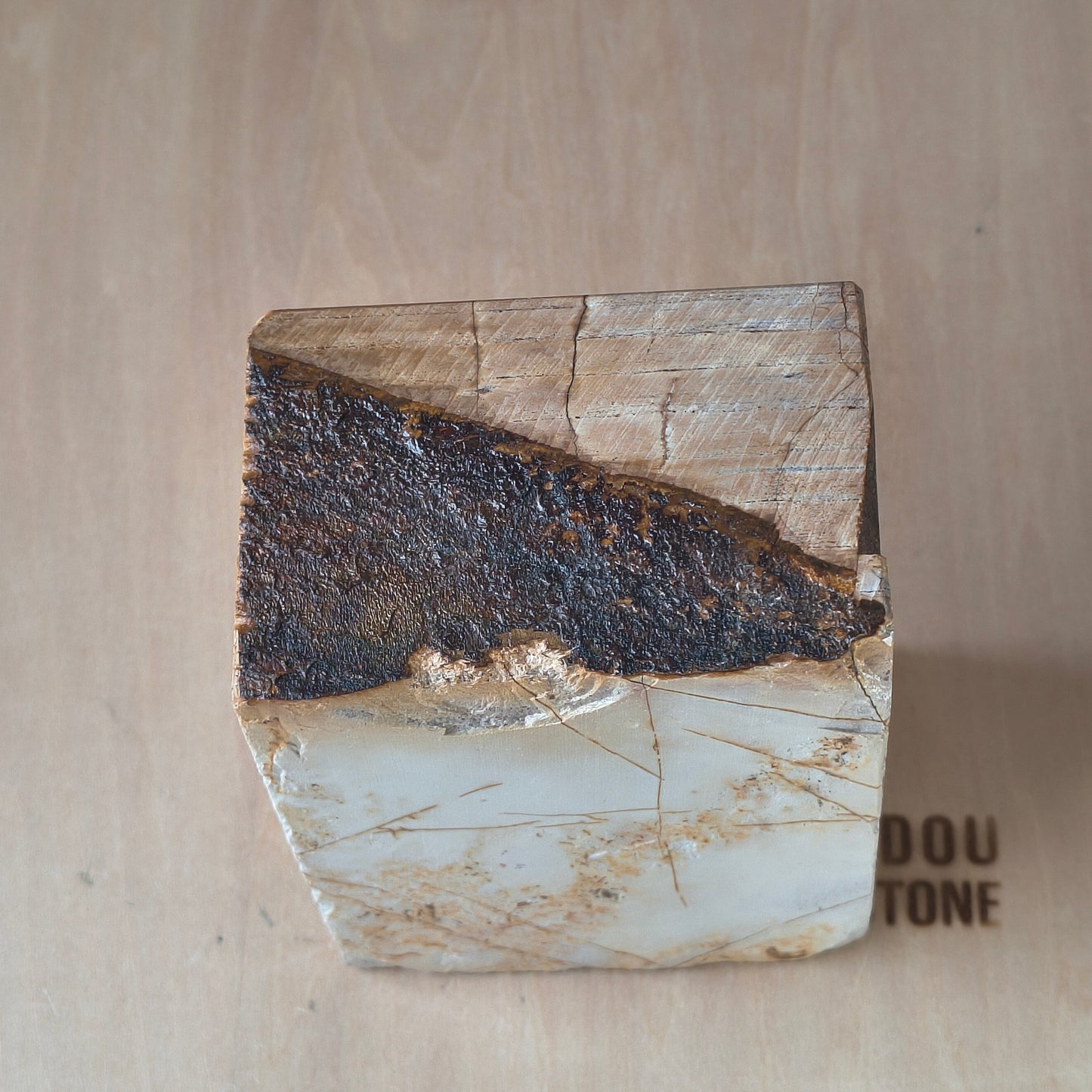 Natural Whetstone Ōhira Renge Suita 1292g | Made in Japan, Kyoto, Shohonyama