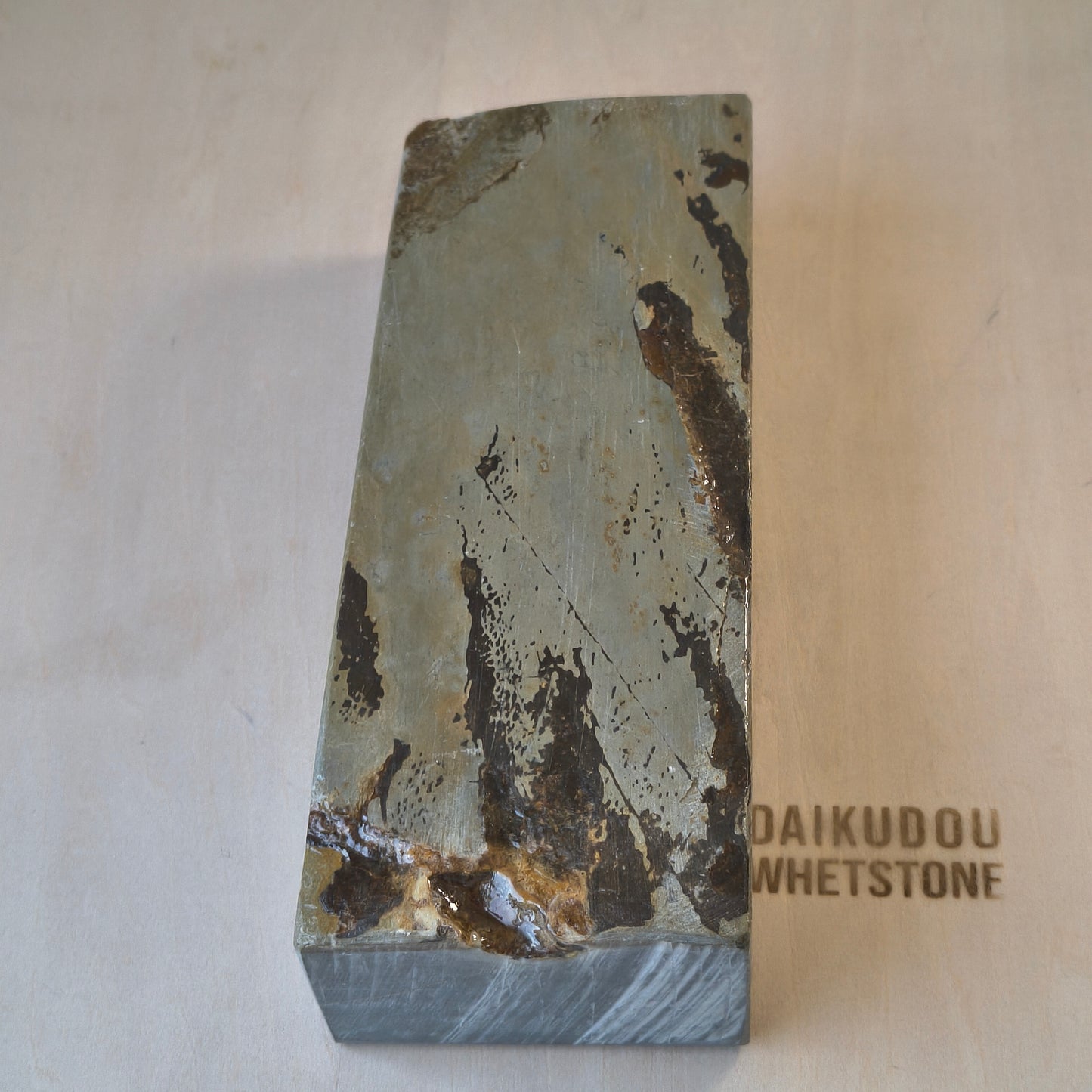 Natural Whetstone Damascus Mizu Asagi 2055g | Made in Japan, Kyoto, Shohonyama